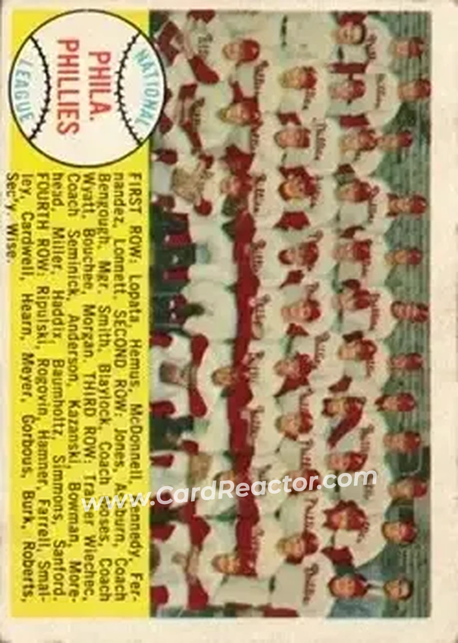 Front of Card #134