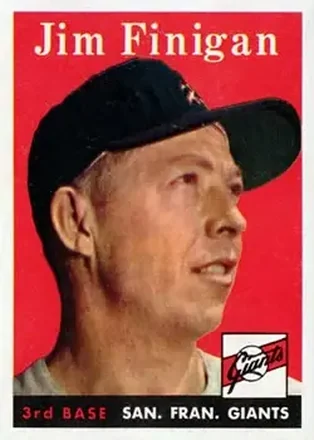1958 Topps #136 Jim Finigan