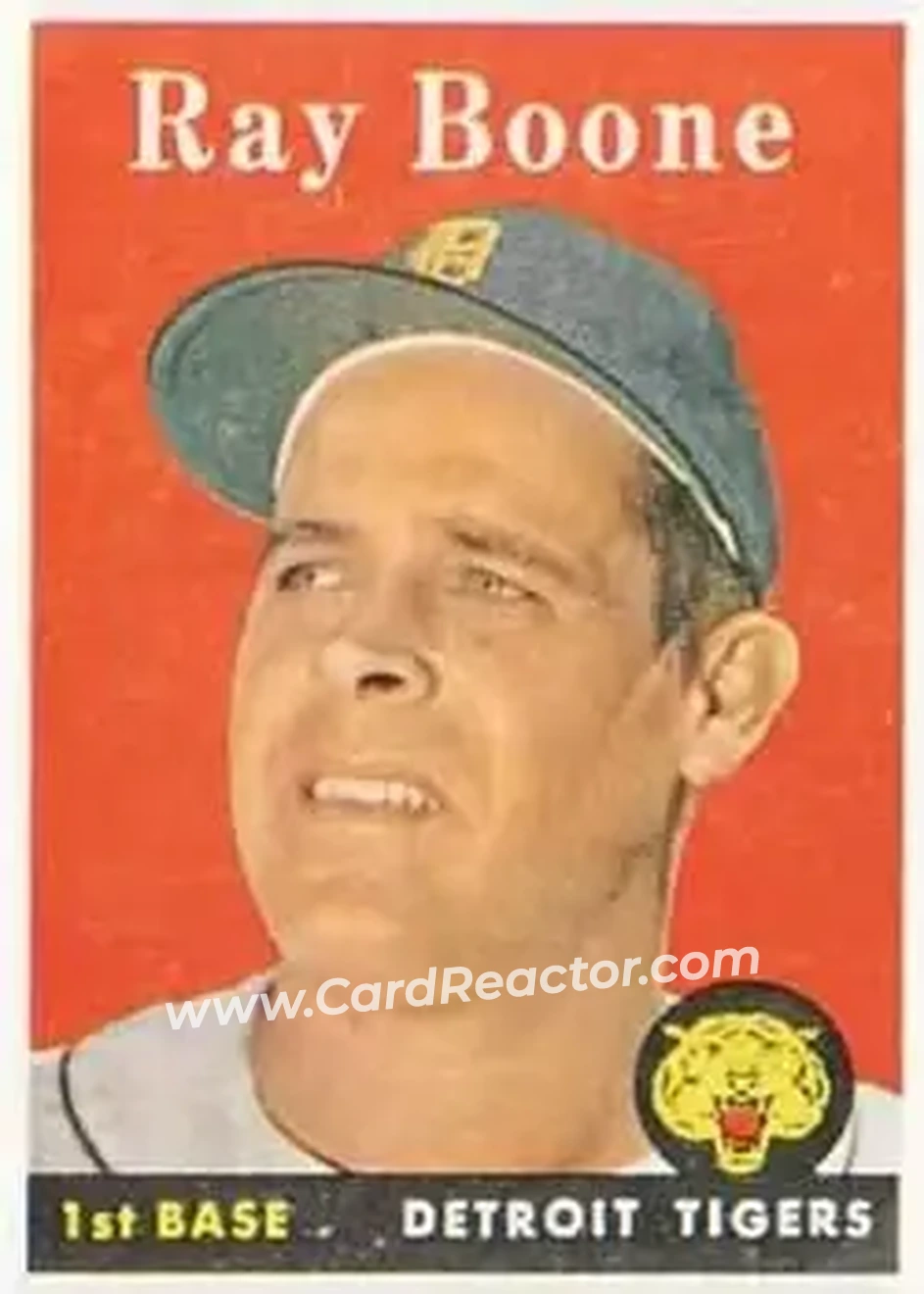 Front of Ray Boone