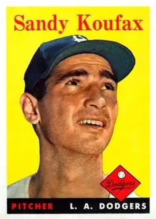 1958 Topps #187 Sandy" Koufax