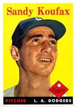 1958 Topps #187 Sandy" Koufax