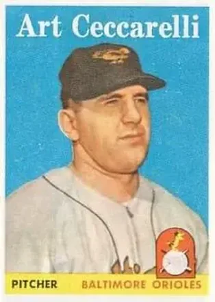 1958 Topps #191 Art Ceccarelli