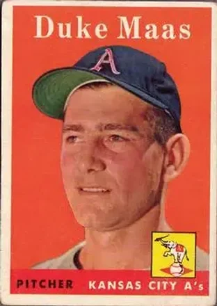 1958 Topps #228 Duke Maas
