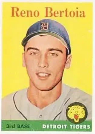 1958 Topps #232 Reno Bertoia