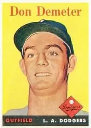 1958 Topps #244 Don Demeter