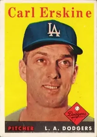 1958 Topps #258 Carl Erskine