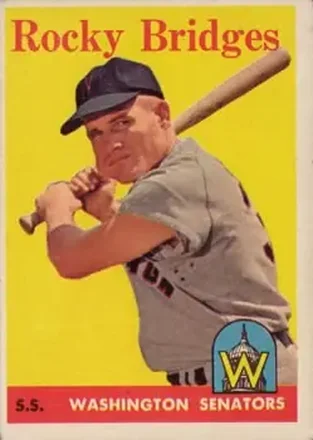 1958 Topps #274 Rocky Bridges