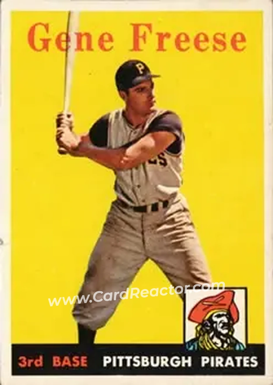 Front of Gene Freese