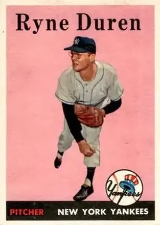 1958 Topps #296 Ryne Duren