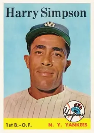 1958 Topps #299 Harry Simpson