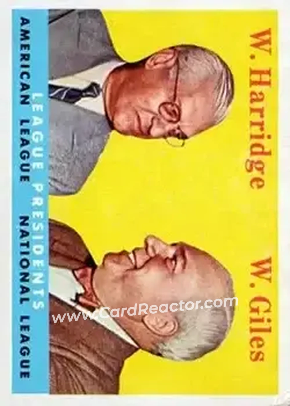 Front of Warren Giles & Will Harridge