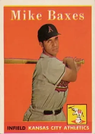 1958 Topps #302 Mike Baxes