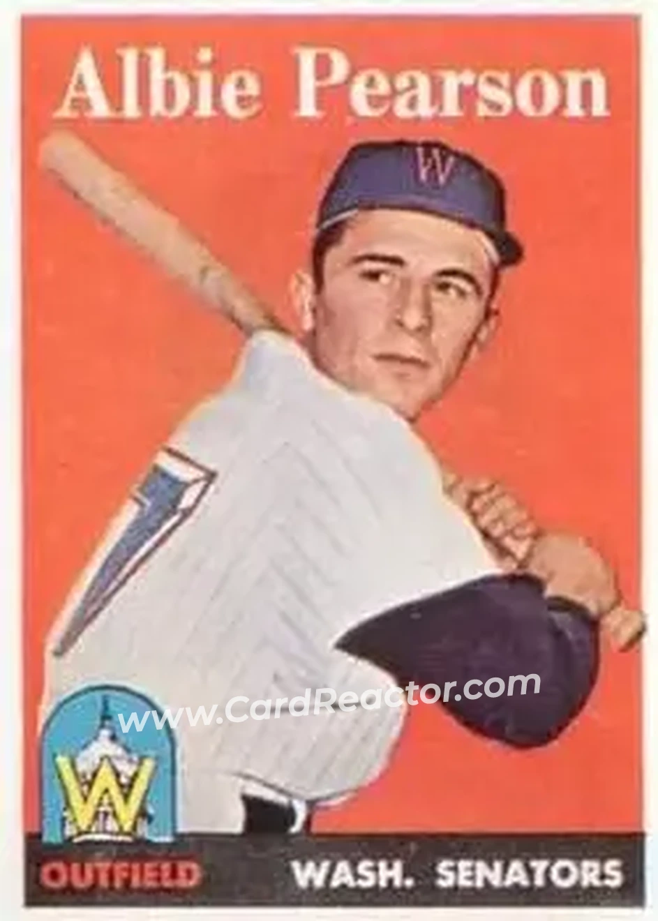 Front of Albie Pearson