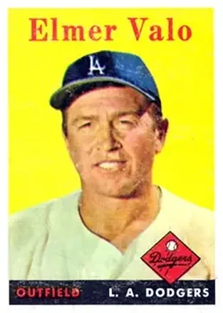1958 Topps #323 Elmer Valo