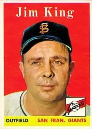 1958 Topps #332 Jim King
