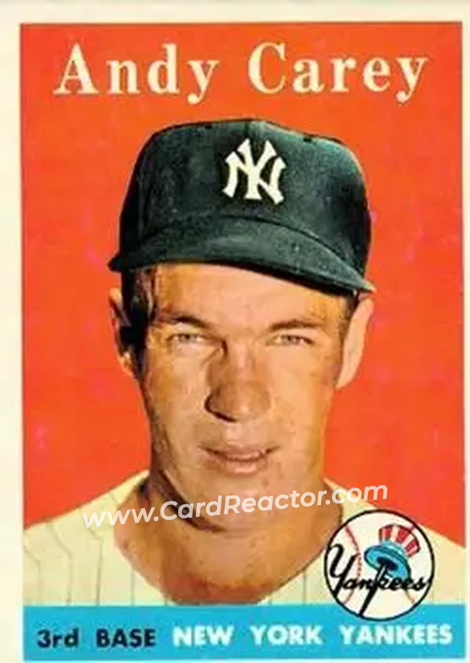 Front of Andy Carey