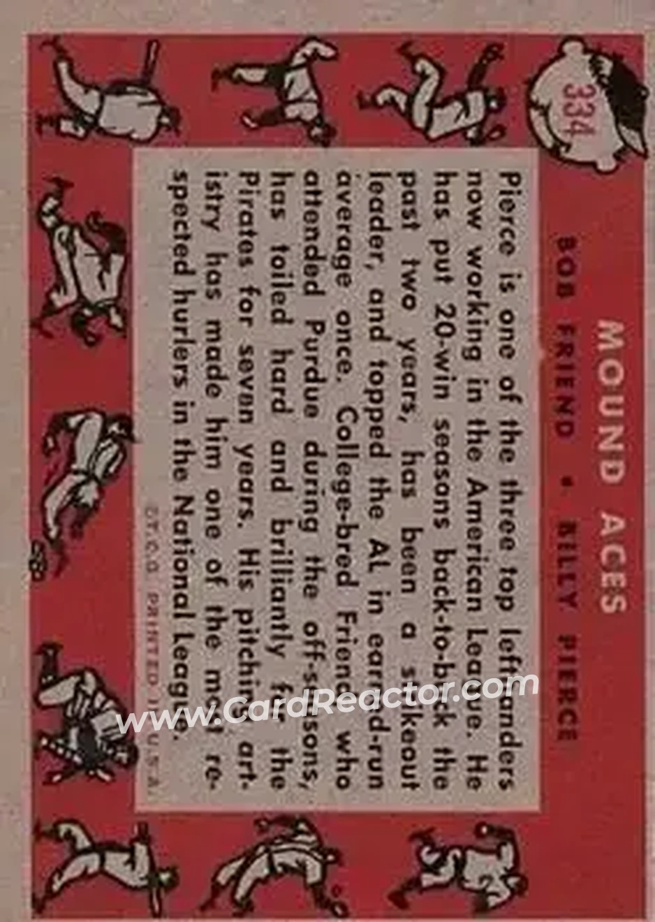 Back of Card #334