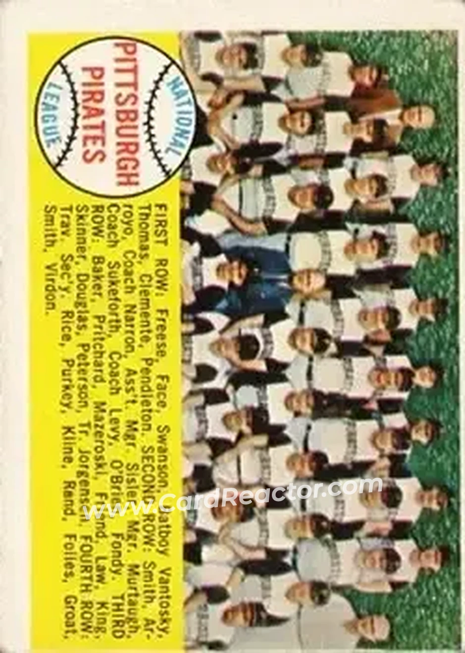 Front of Bob Clemente