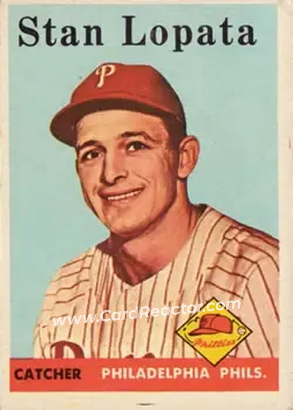 Front of Stan Lopata