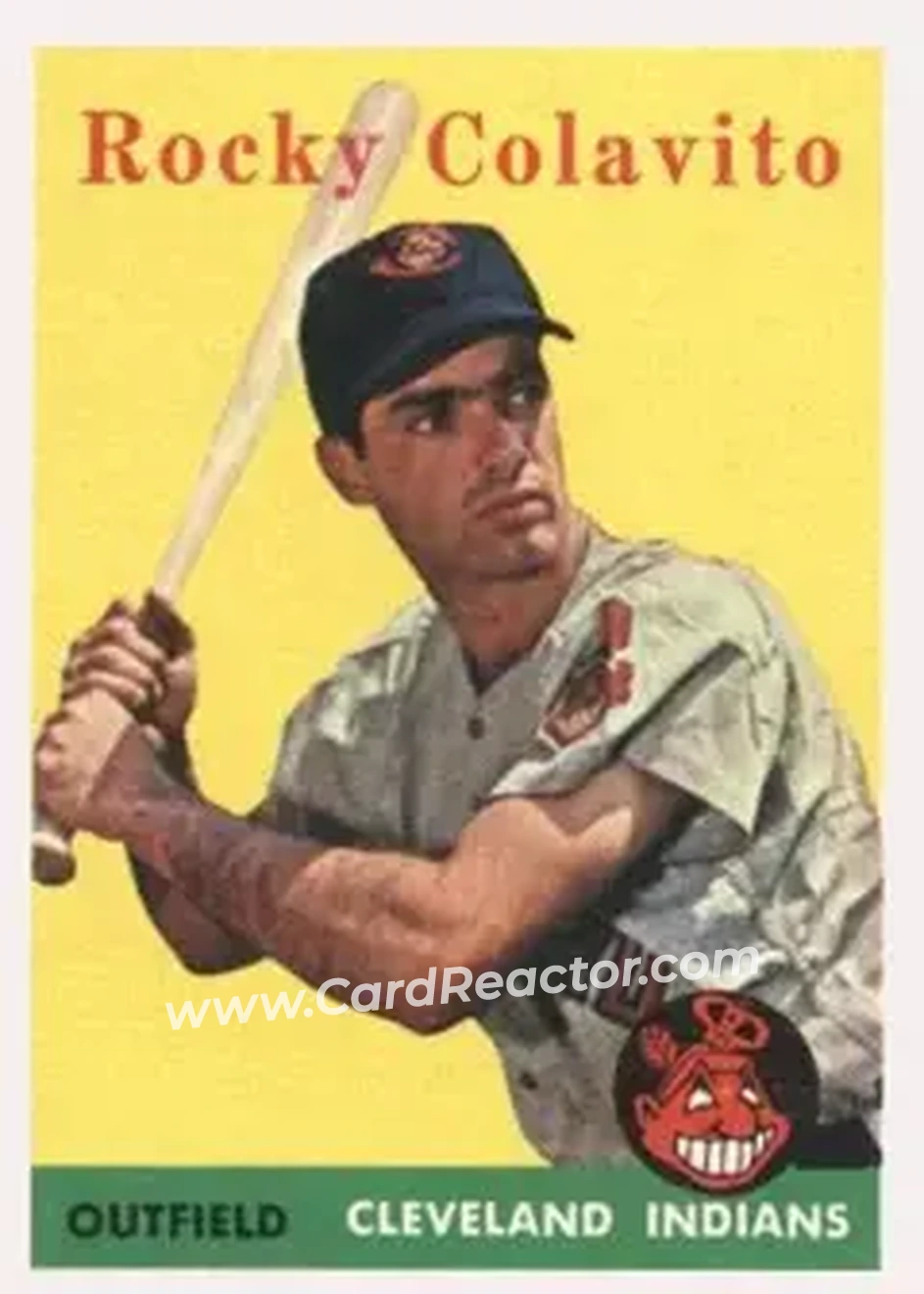 Front of Rocky Colavito