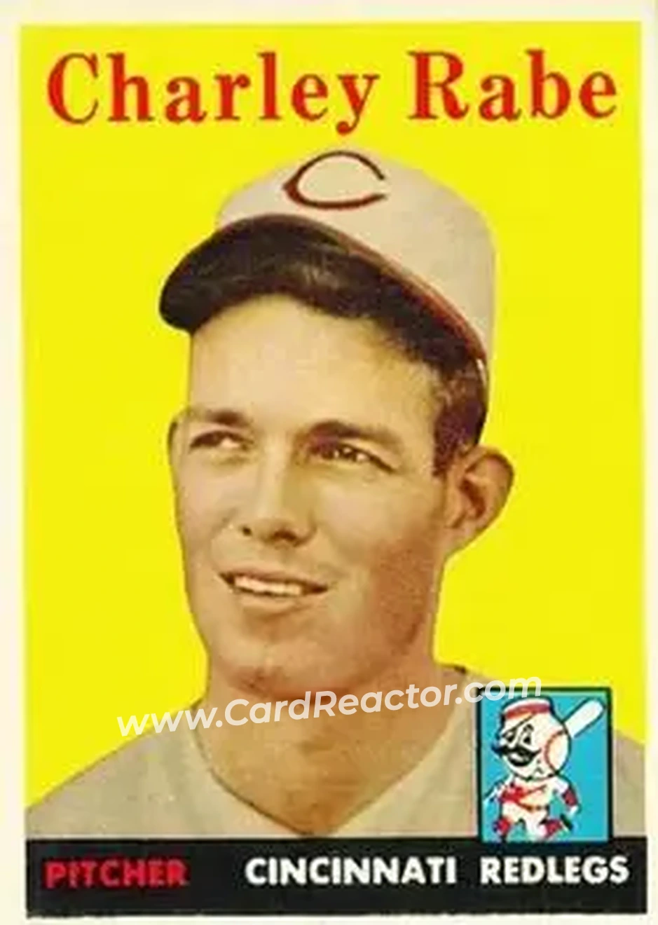 Front of Charley Rabe