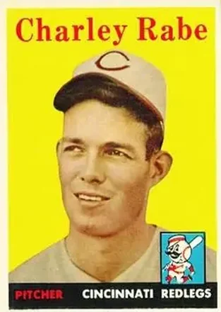 1958 Topps #376 Charley Rabe