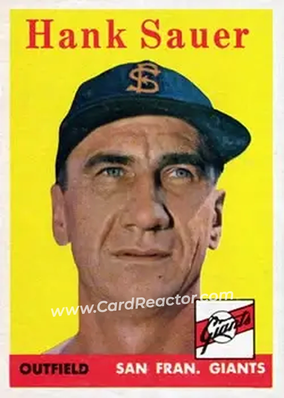 Front of Hank Sauer