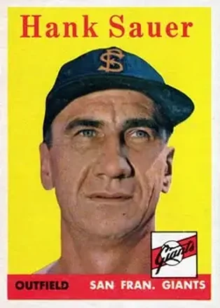 1958 Topps #378 Hank Sauer