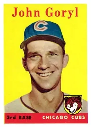 1958 Topps #384 John Goryl