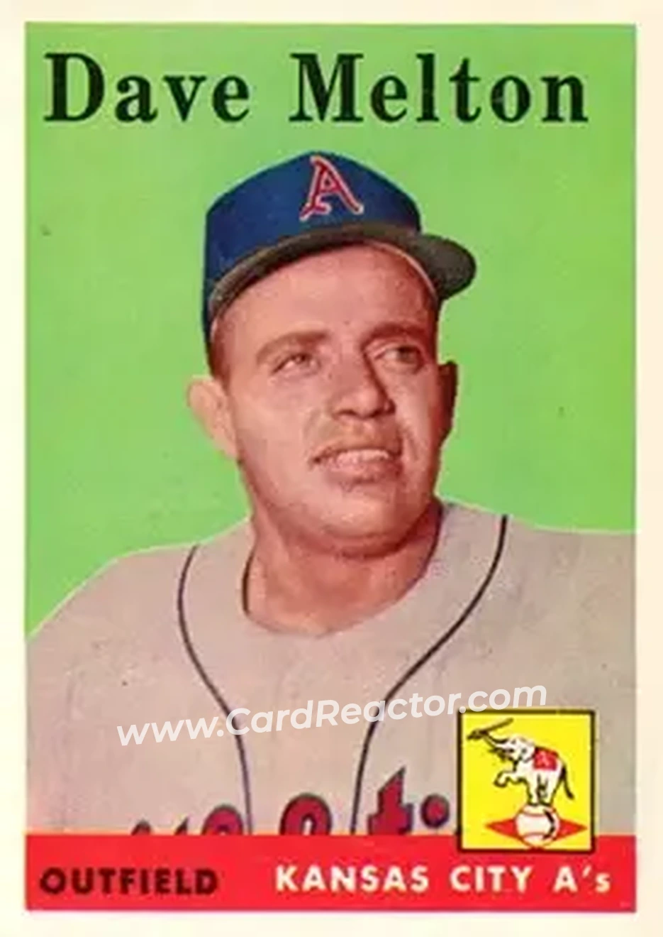 Front of Dave Melton