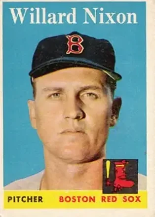 1958 Topps #395 Willard Nixon