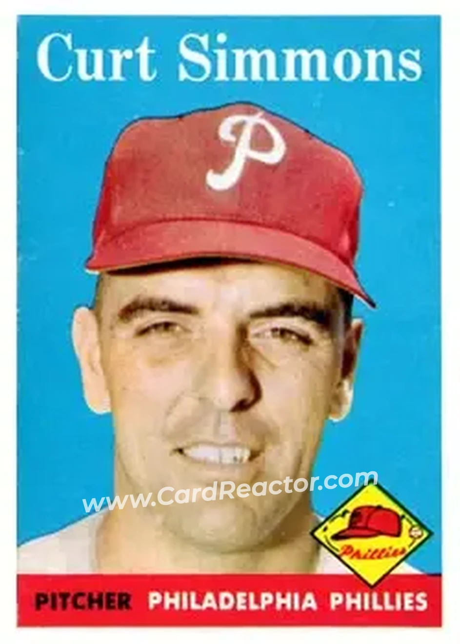 Front of Curt Simmons
