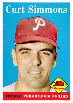 1958 Topps #404 Curt Simmons