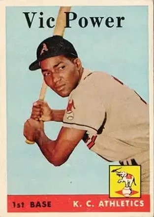 1958 Topps #406 Vic Power