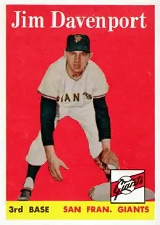 1958 Topps #413 Jim Davenport