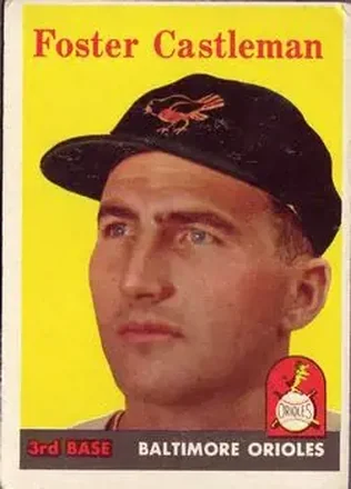 1958 Topps #416 Foster Castleman