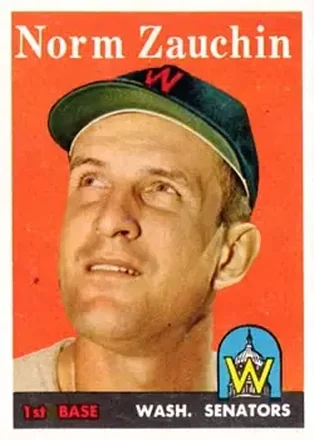 1958 Topps #422 Norm Zauchin
