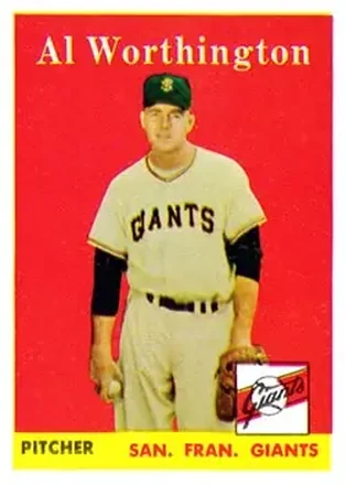 1958 Topps #427 Al Worthington