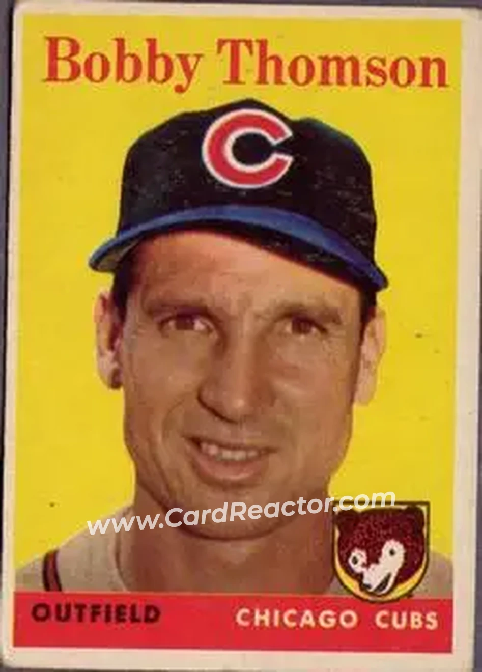Front of Bobby Thomson