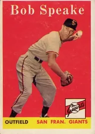 1958 Topps #437 Bob Speake