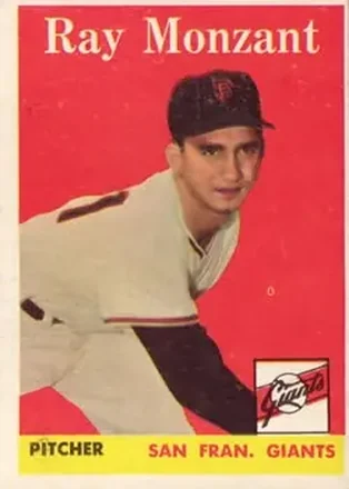 1958 Topps #447 Ray Monzant