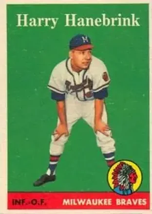 1958 Topps #454 Harry Hanebrink