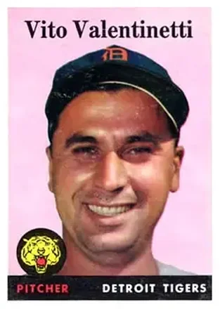 1958 Topps #463 Vito Valentinetti