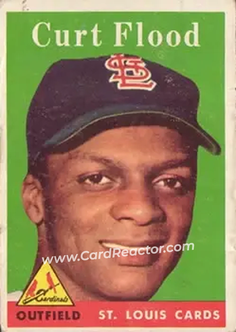 Front of Curt Flood