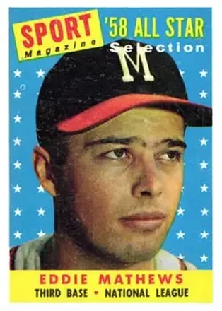 1958 Topps #480 Ed Mathews