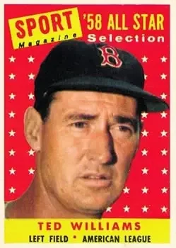 1958 Topps #485 Ted Williams