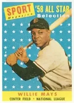 1958 Topps #486 Willie Mays
