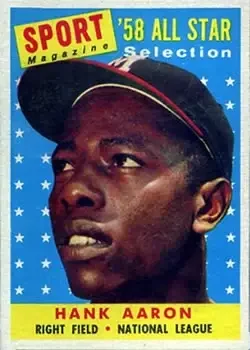 1958 Topps #488 Hank Aaron