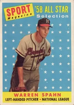 1958 Topps #494 Warren Spahn