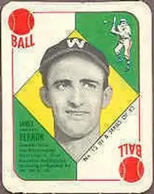 1951 Topps Blue Backs #13 James Vernon